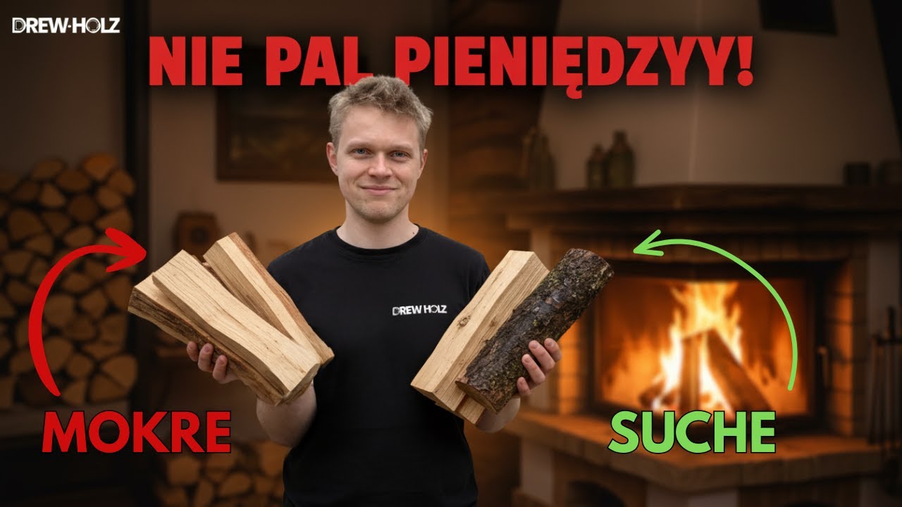 Nie pal pieniędzy! Jak wybrać najlepsze drewno kominkowe (kaloryczność, sezonowanie)