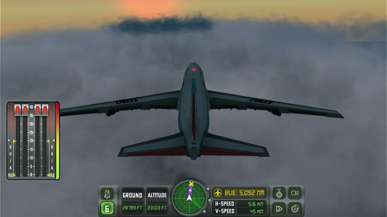 Greenland to Buenos Aires | Airplane Flight Simulator