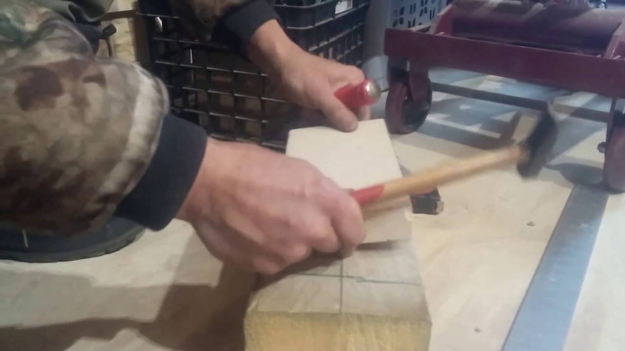 Wood stove firebrick cutting, sizing, shaping.