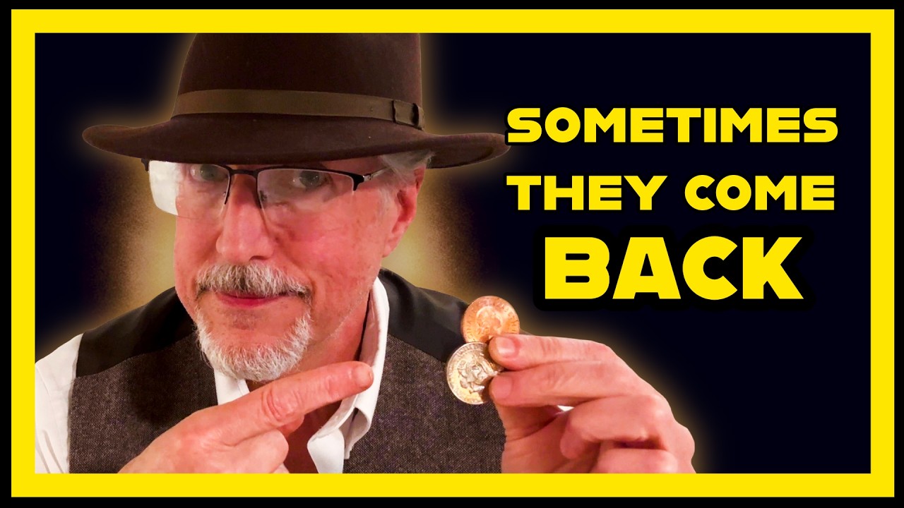 The Amazing 2-Coin Trick (HOPPING HALF)