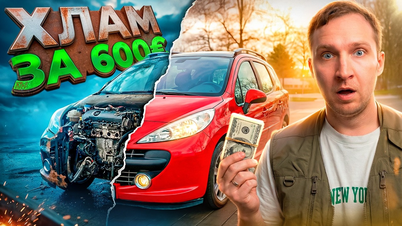 Знайшов Peugeot на Металобрухті — Зробив своїми руками і виїхав на автобан! 😳