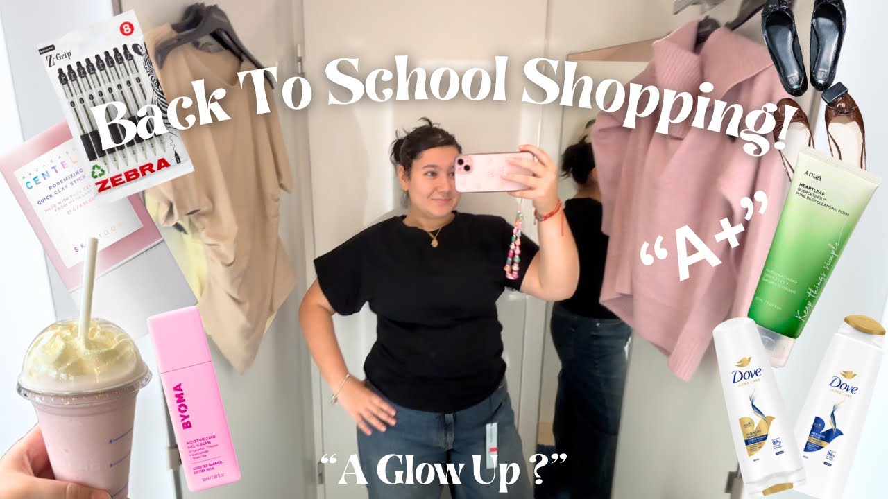 Back to School Glow Up ✨ | Come Shopping With Me 🛍
