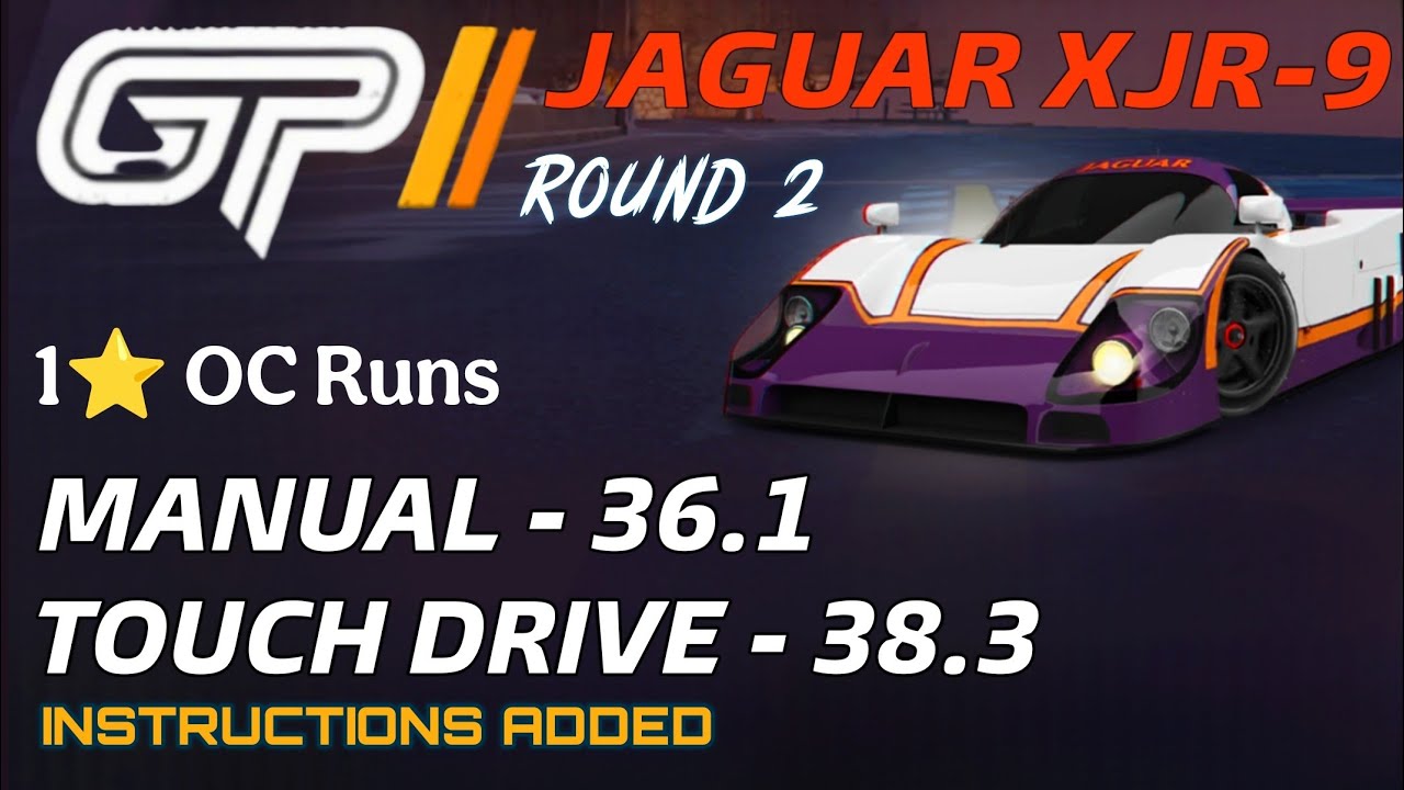 Asphalt Legends Unite JAGUAR XJR Grand Prix GP Touch Drive Round 2 1 star Manual San Diego