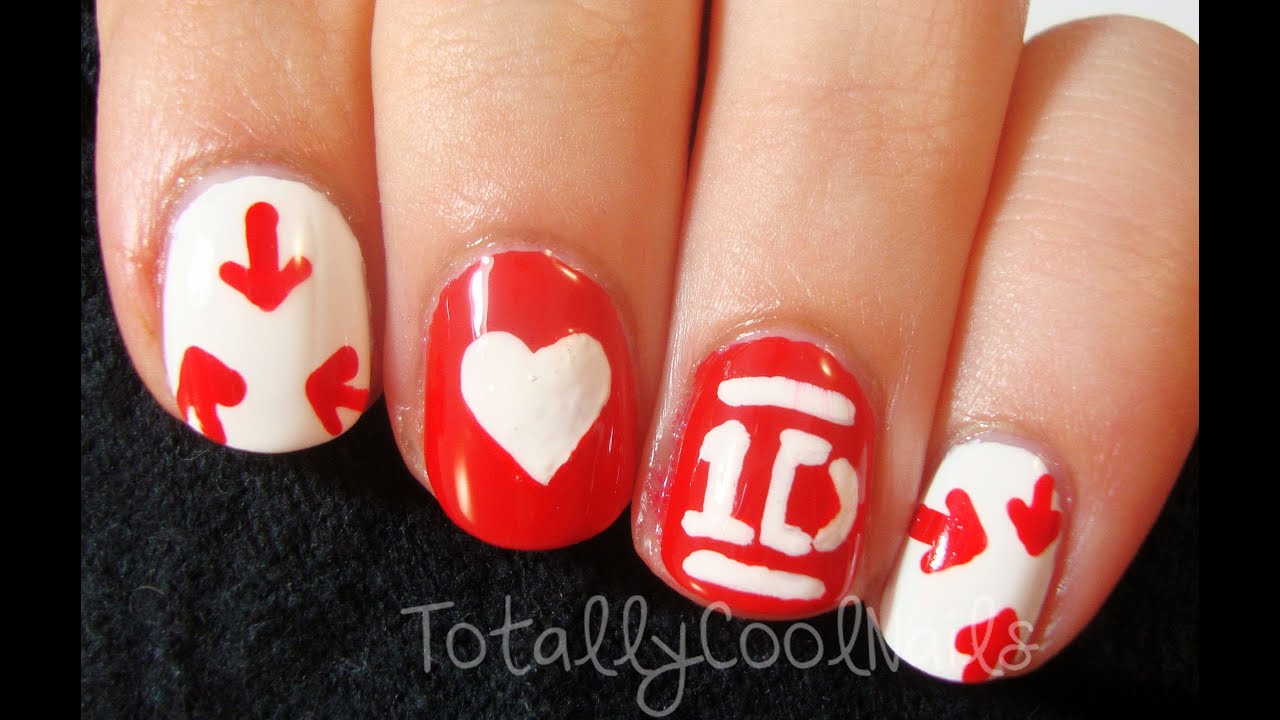 One Direction Logo Nail Art