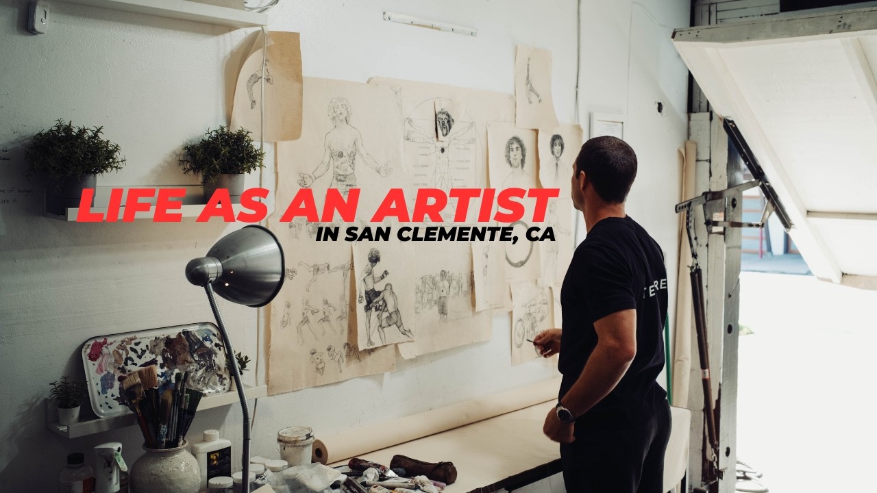 life as an artist in San Clemente, CA