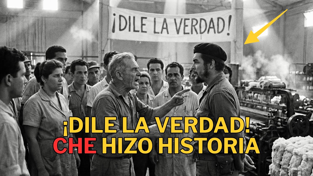 CHE GUEVARA en Fábrica Textil Cuando Trabajador Gritó 