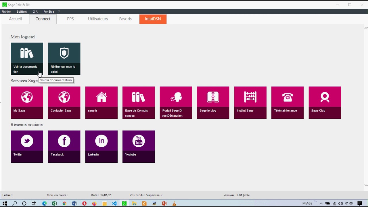 CHAPITRE 1 FORMATION SAGE PAIE & RH  4 PRESENTATION DU LOGICIEL SAGE PAIE & RH I7