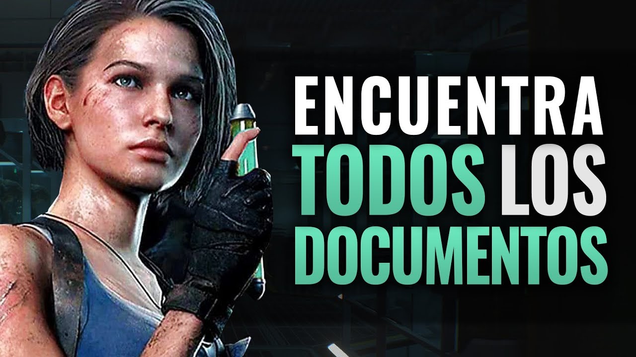 ENCUENTRA TODOS LOS DOCUMENTOS y ARCHIVOS EN RESIDENT EVIL 3 REMAKE | DOCTORADO