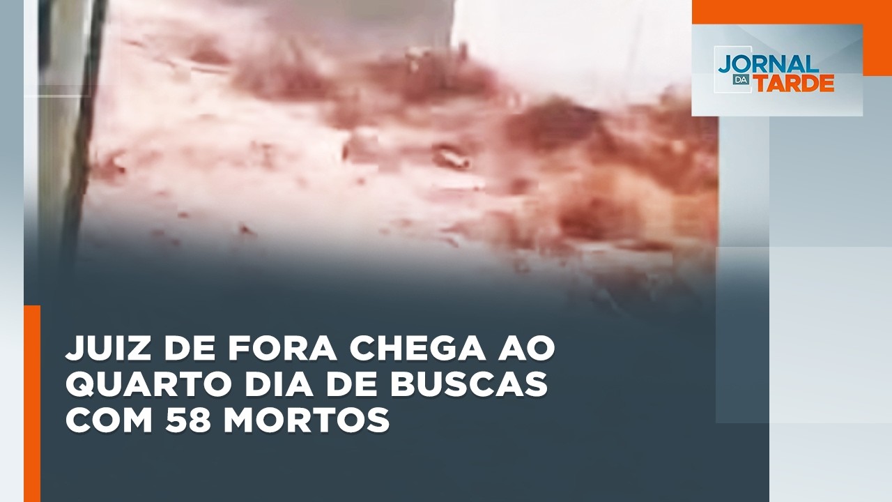 Juiz de Fora chega ao quarto dia de buscas com 58 mortos