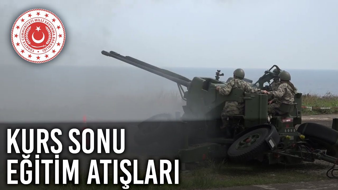 L-70 ve Oerlikon Kurs Sonu Eğitim Atışları