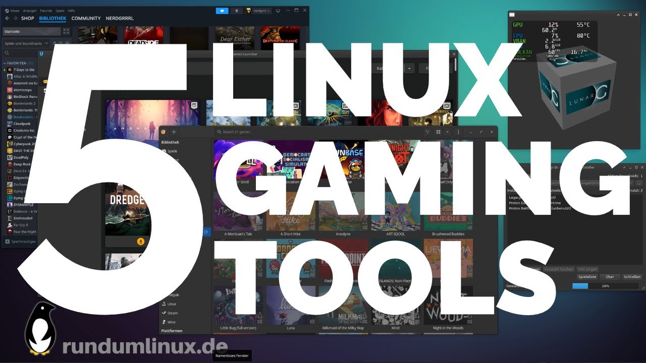 5 Linux Gaming Tools I use the most