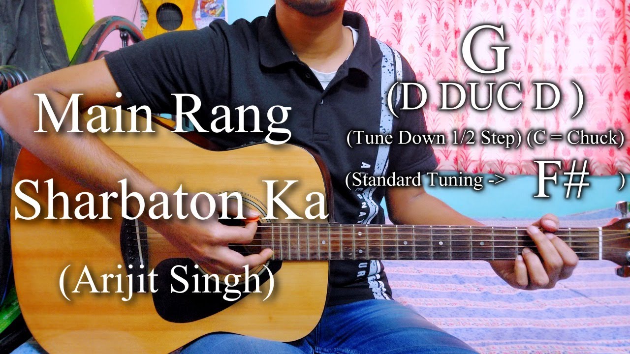 Main Rang Sharbaton Ka | Reprise | Arijit Singh | Easy Guitar Chords Lesson+Cover, Strumming Pattern