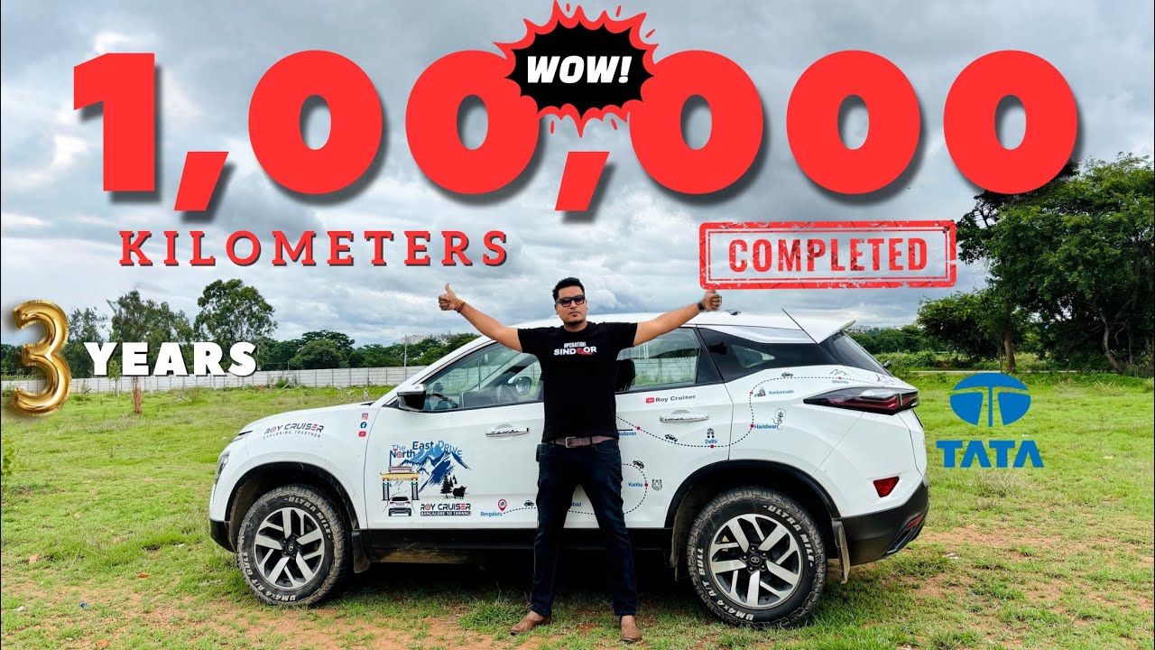 TATA Harrier After 1 Lakh KMs Review 😳 | 1,00,000 Kms in 3 Years | Harrier 2025 | Tata Service