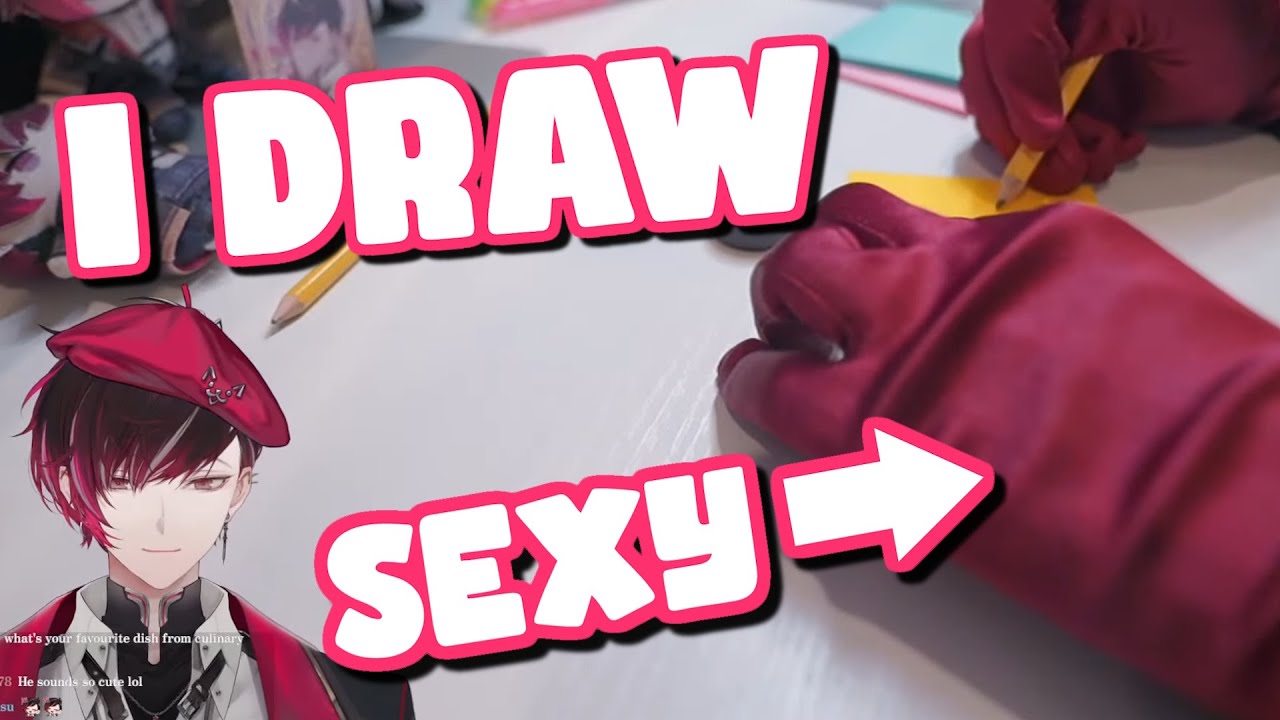 i draw (handcam) | writing sounds, pencil asmr【NIJISANJI EN | Ver Vermillion】