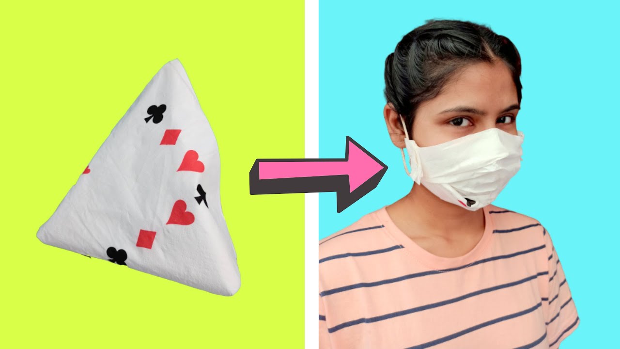 Smart Emergency Corona Virus Protection Mask Hacks DIY with Paper Napkin or tissue