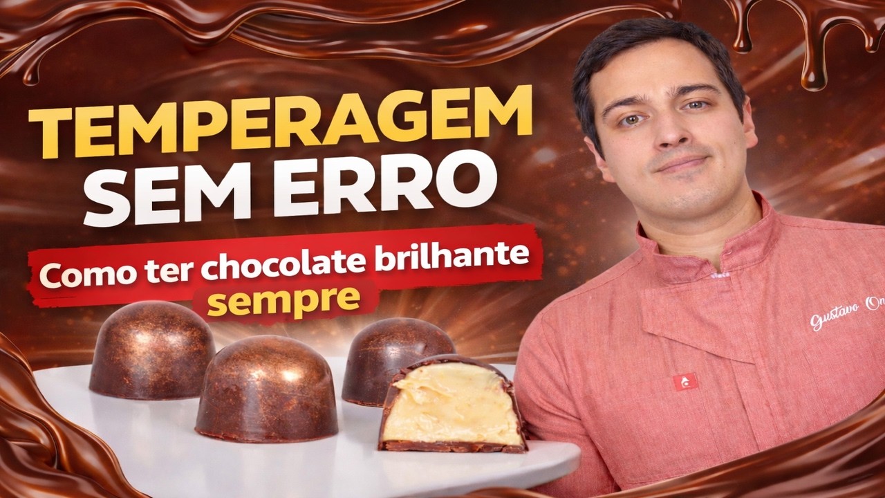 Temperagem sem erro: como ter chocolate brilhante sempre