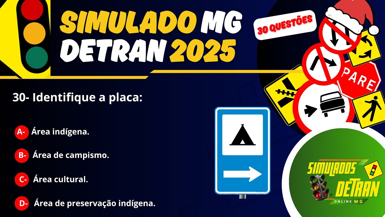 PROVA do DETRAN Oficial 2026 - Prova Te&oacute;rica de Legisla&ccedil;&atilde;o - Simulado Detran Oficial 2026  ✅