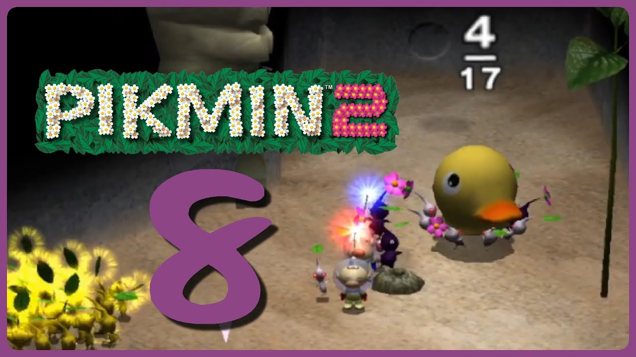 PIKMIN 2 # 08 💎 Rubber Ducks in the Citadel of Spiders!