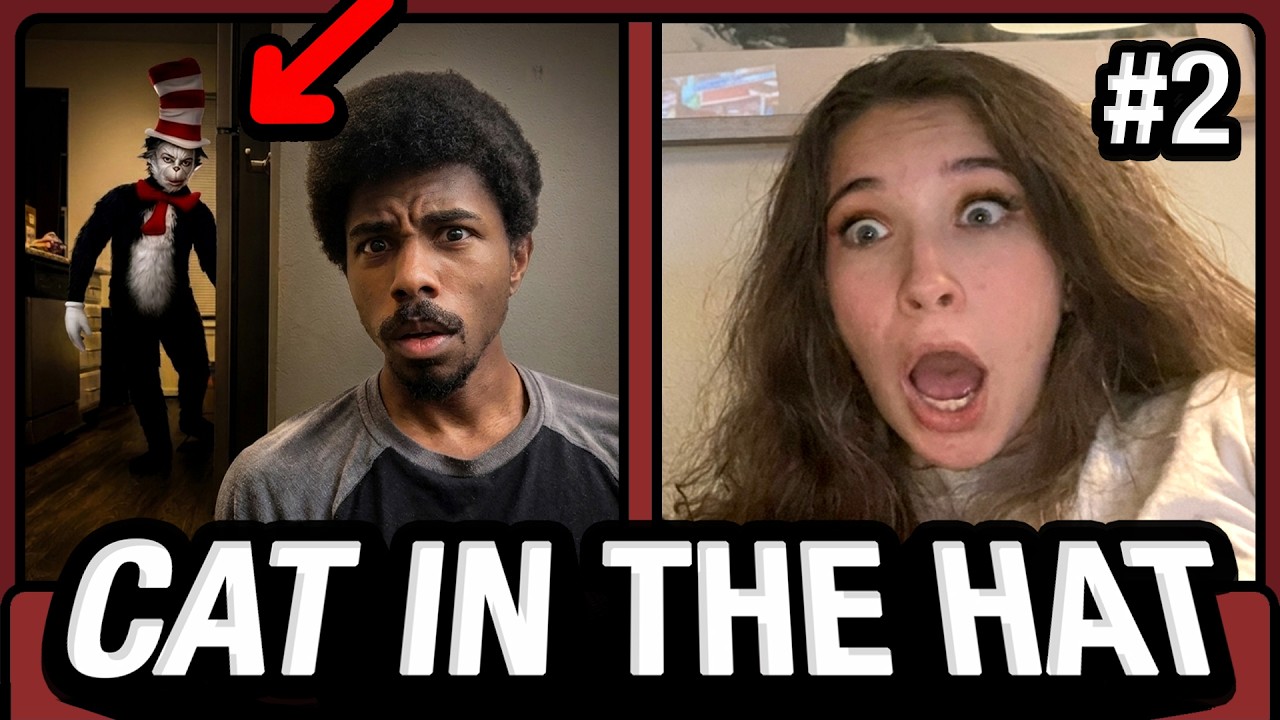 Cat In The Hat SCARE PRANK on OMEGLE #2