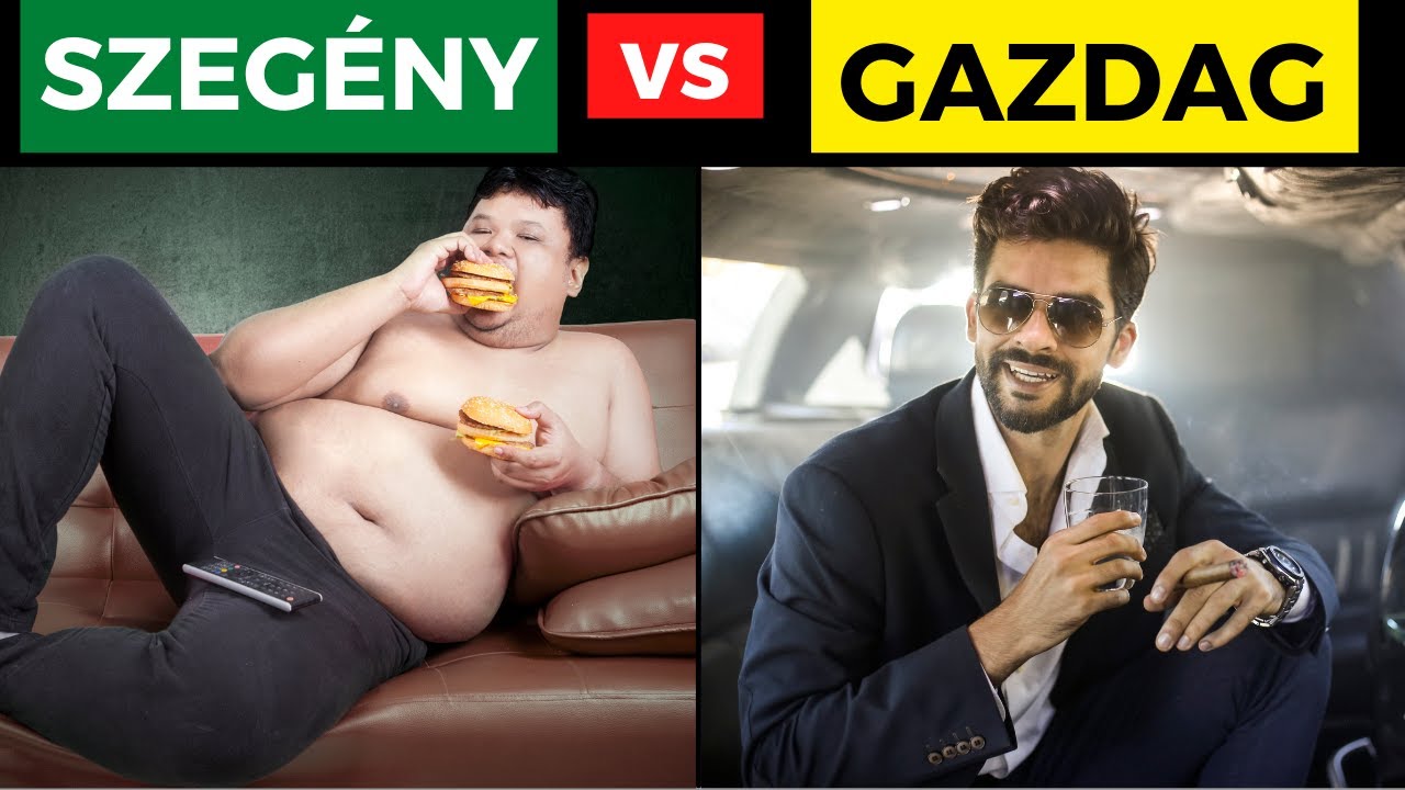 Hogyan lehetek gazdag? - NE kövesd el ezeket a HIBÁKAT! - Gazdag vs Szegény