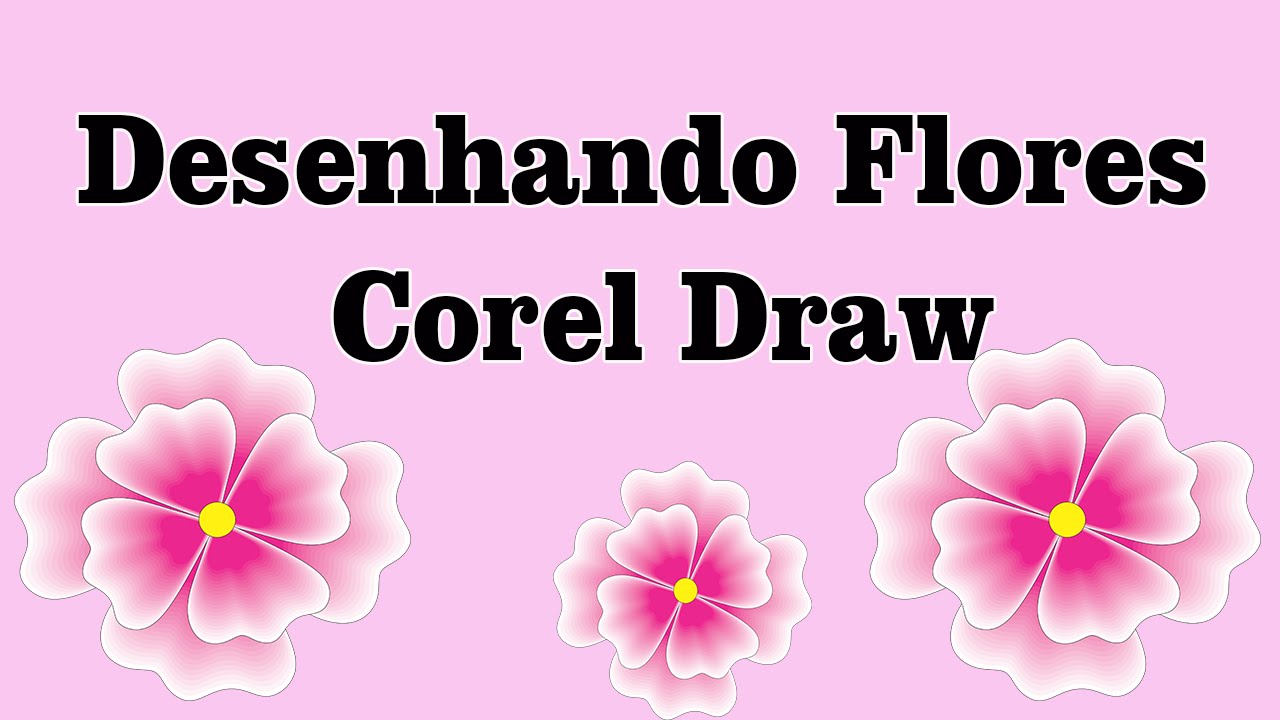 Aprenda como desenhar flor-Corel Draw