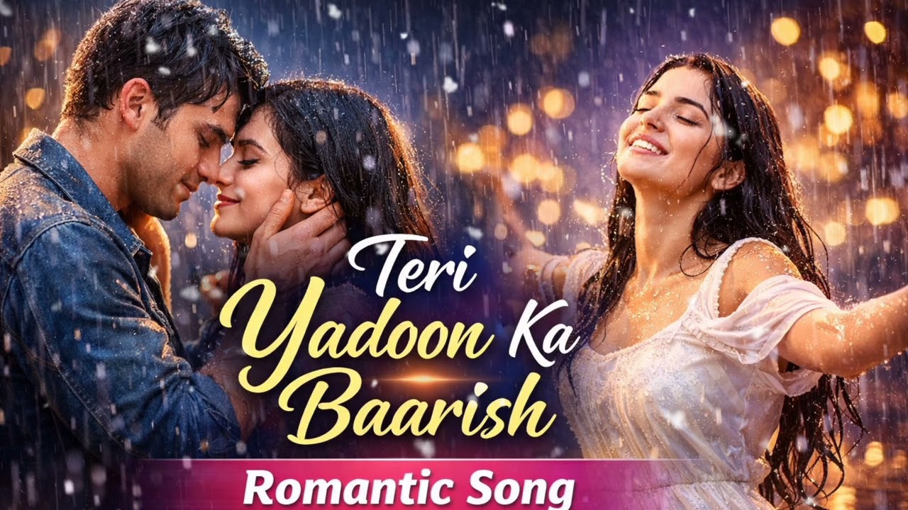 Teri yadoon ka baarish|romantic song | baarish best song |,🌧️