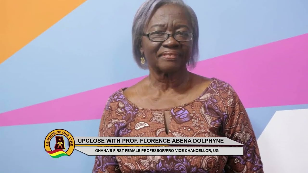 Prof. Florence Dolphyne, first female Pro-Vice Chancellor, University of Ghana.