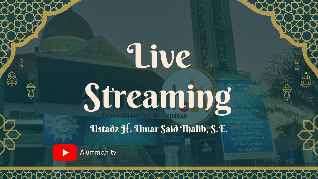 🔴LIVE | Majelis Ilmu Selasa Ba'da Maghrib | Ustadz H. Umar Said Thalib, S.E. |
