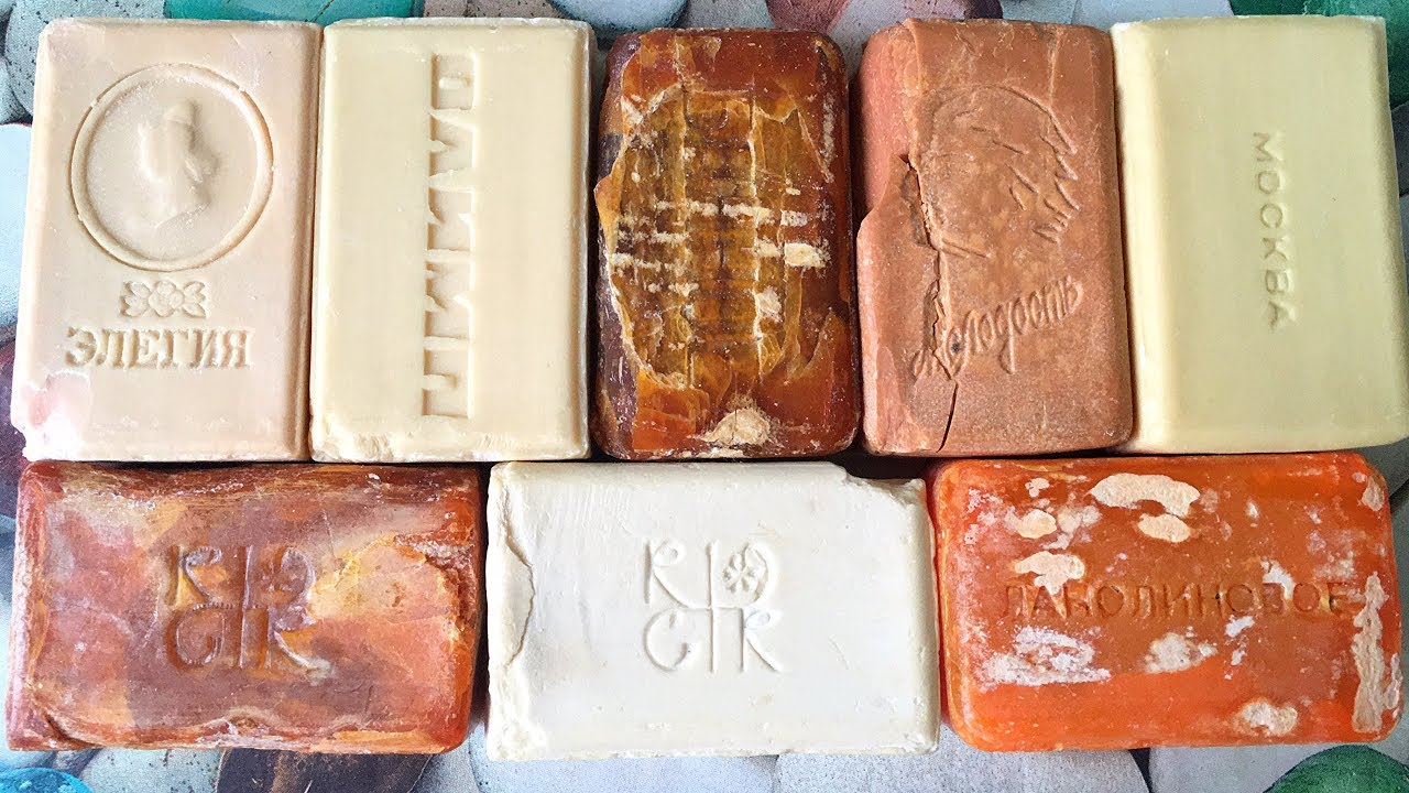 Советские мыльца 1978 г. DRY SOAP | ASMR Soap Carving (NO TALKING) | Relaxing Sounds