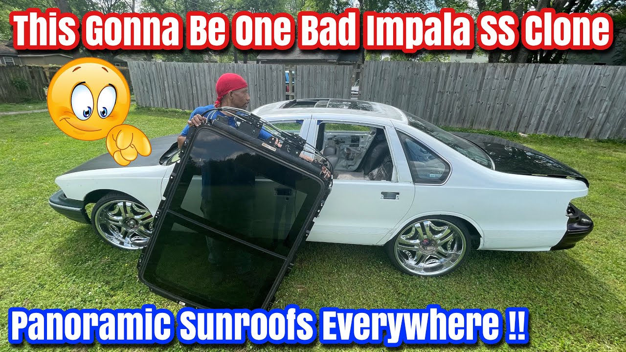 Worlds Best 96 Impala SS Clone Blueprint PANORAMIC SUNROOF ROOF & PAINT - Cloning The Chevy Caprice