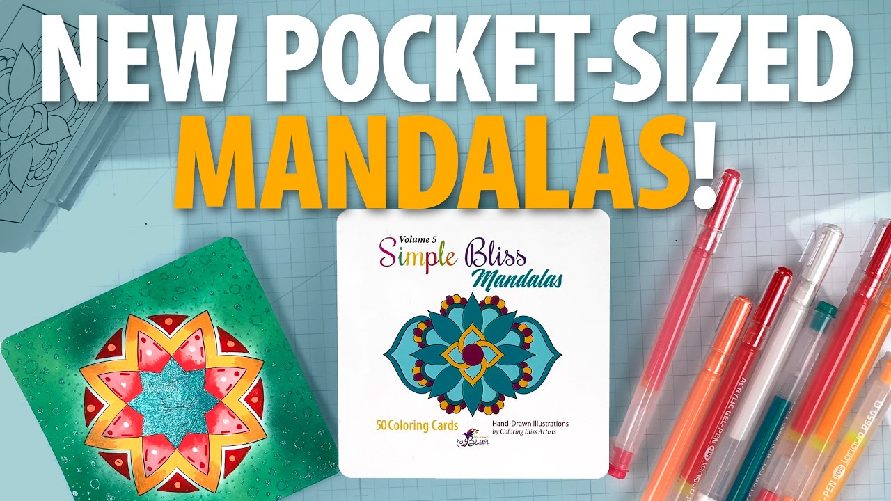 Languo Gel Pens + Mandalas = Relaxation!