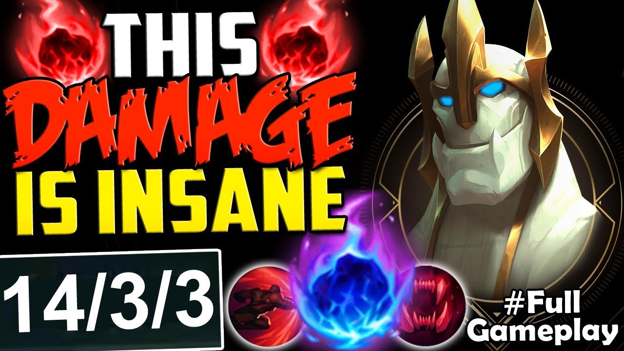THIS DAMAGE IS INSANE | LATE GAME MONSTER | New Runes Galio TOP Build RANKED SEASON 8 Gameplay