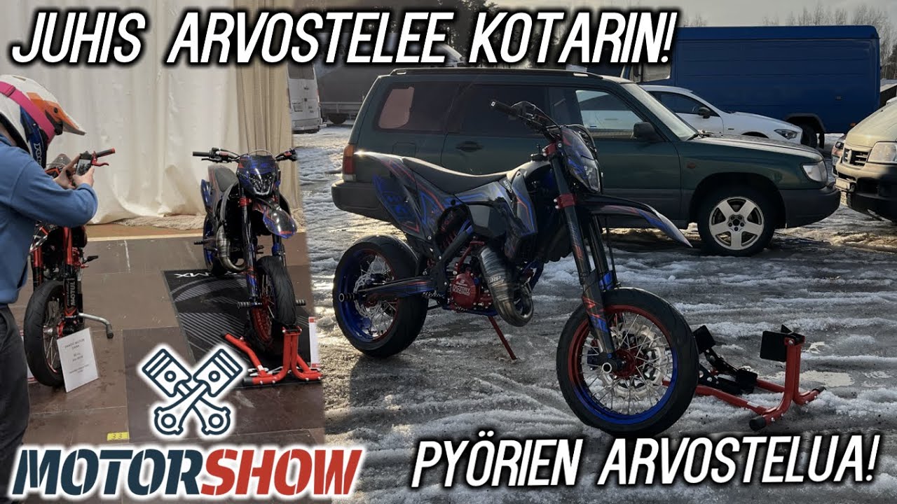 Juhis arvostelee Kotarin? Pyörien arvostelua! | Pori Motorshow 2024