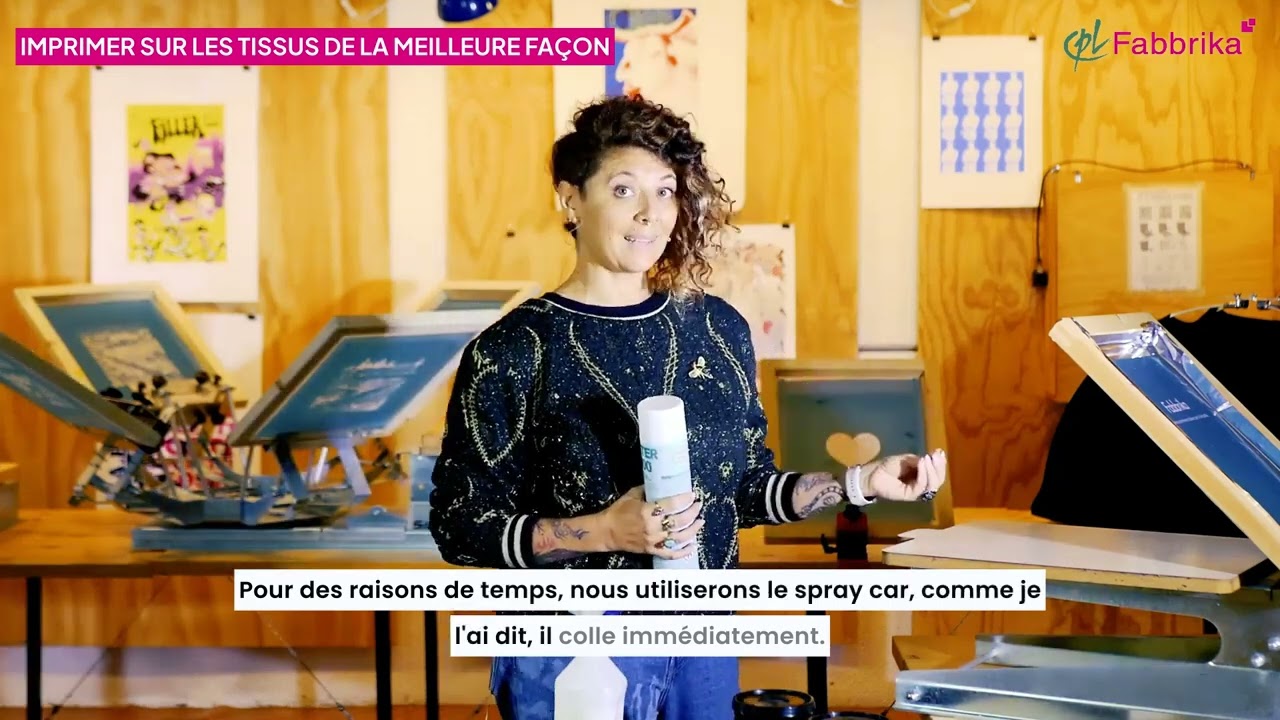 Sérigraphie : la meilleure façon d'imprimer sur du tissu.