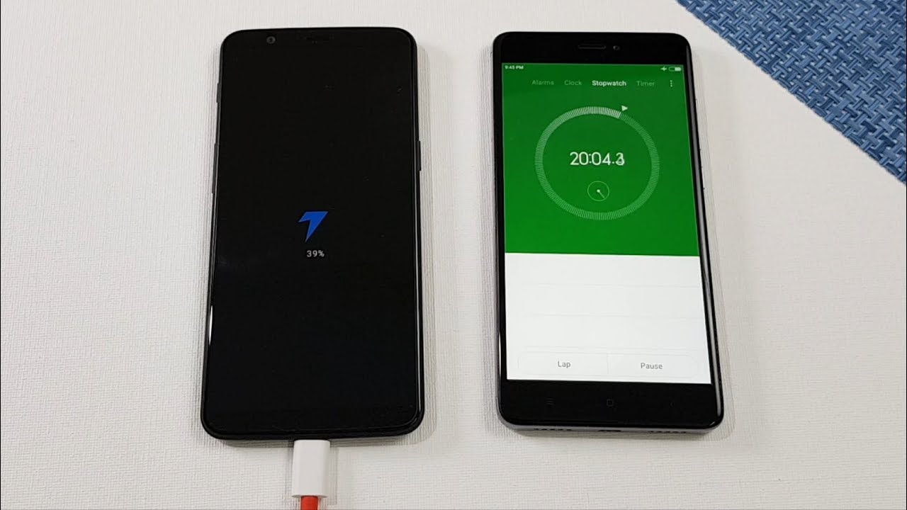 One Plus 5T Charging Test | 0% to 100% | DASH CHARGING !!