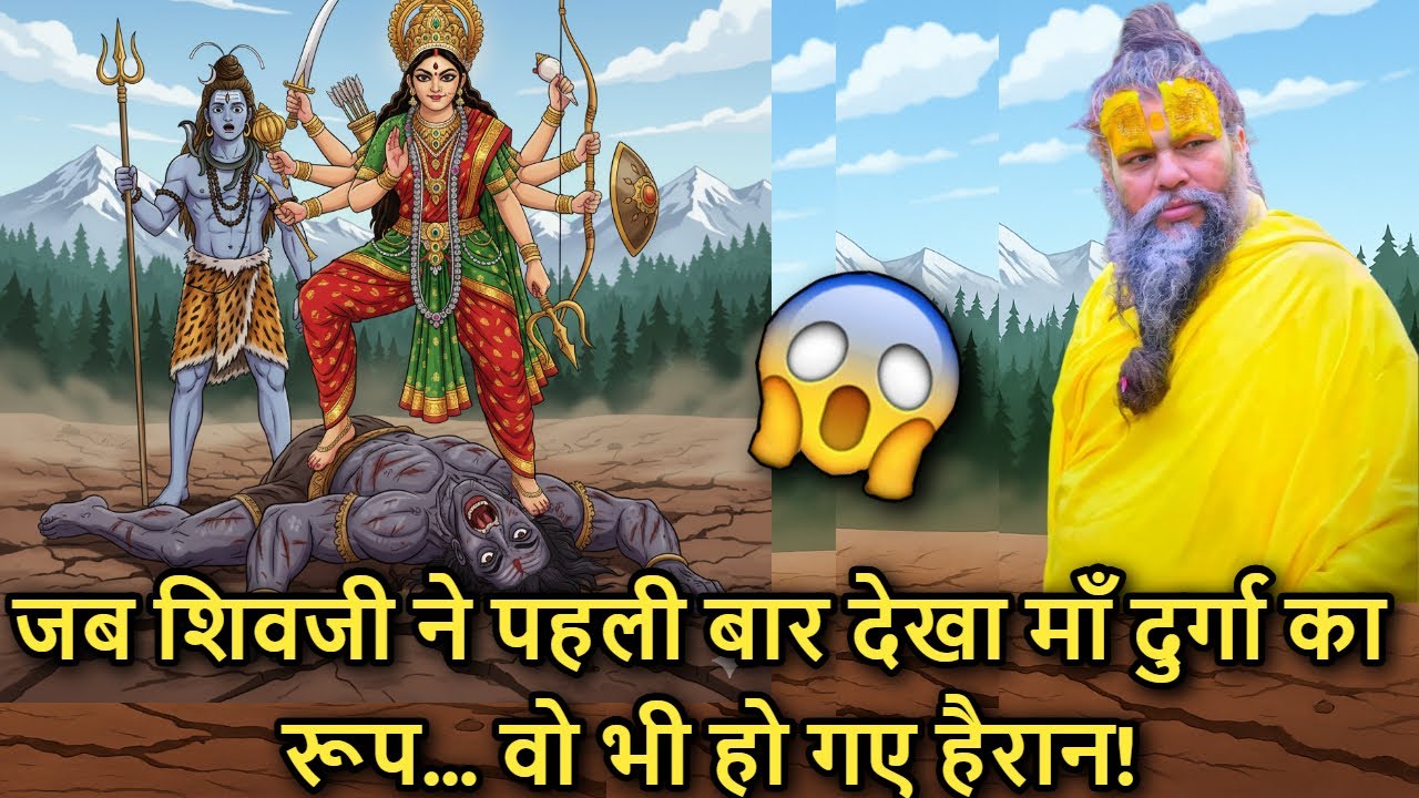 😲🕉️ Jab Shiv Ji Ne Pehli Baar Dekha Maa Durga Ka Roop… 🌸👑 Wo Bhi Ho Gaye Hairaan!