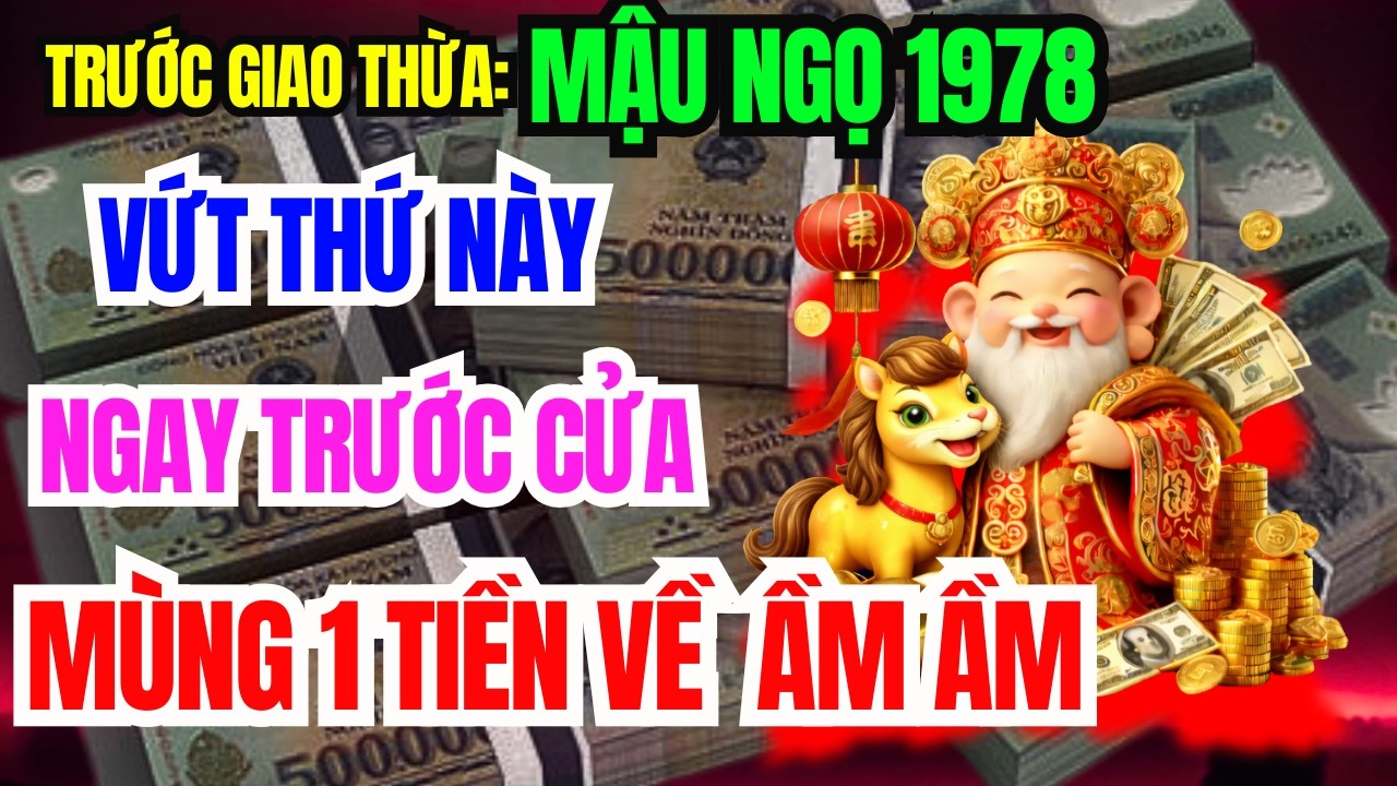 Hé Lộ Bí Mật Cực Sốc: Mậu Ngọ 1978 Vứt Ngay 5 Vật Này Ra Khỏi Nhà Sẽ GIÀU LÊN TRÔNG THẤY Ăn Tết To