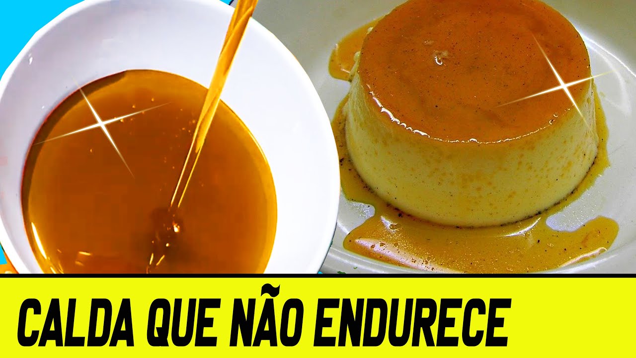 CALDA DE CARAMELO🍮NÃO ENDURECE - NO PONTO CERTO -  para PUDIM E SOBREMESAS GERAIS