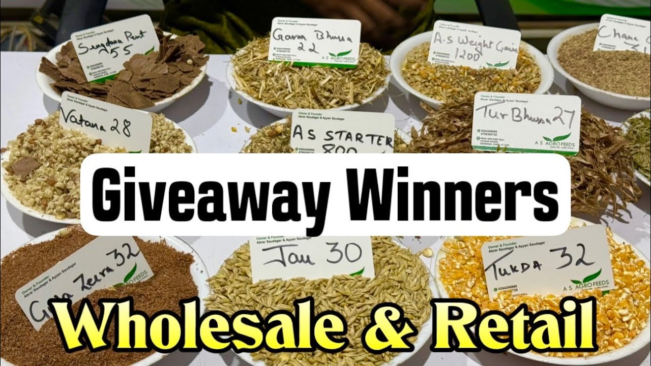 A.S Agro Goat Feed Prices & Giveaway Winner Announcement