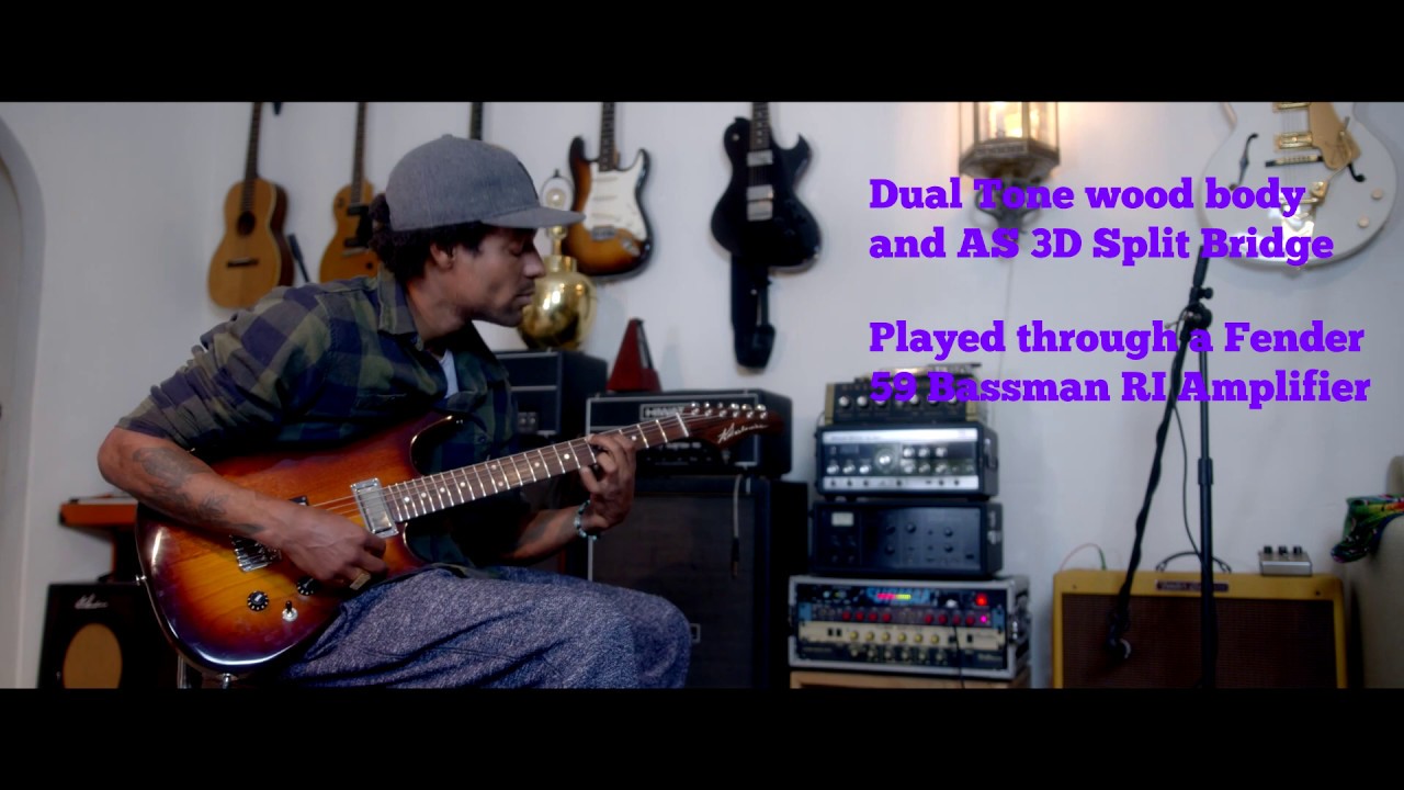 Bastien Salabanzi playing the Altered States Guitar built by Pavel Maslowiec.