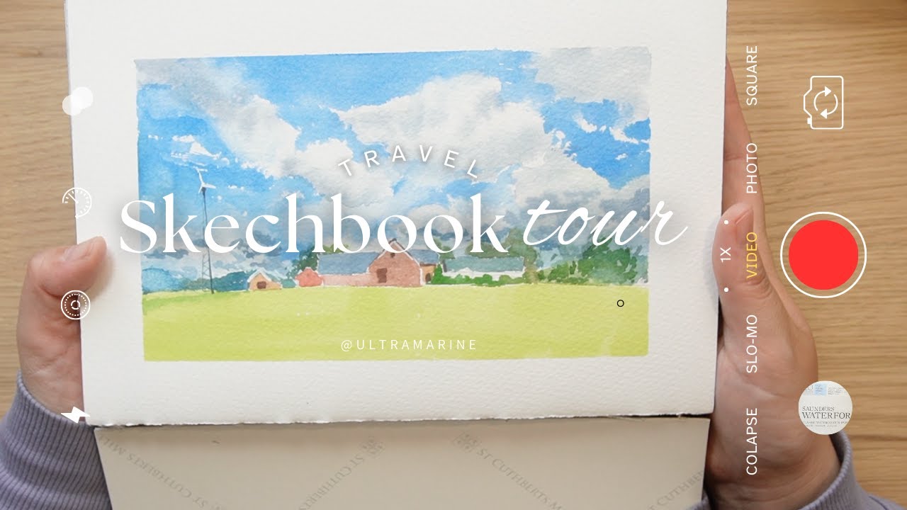 Travel Sketchbook Tour 2025
