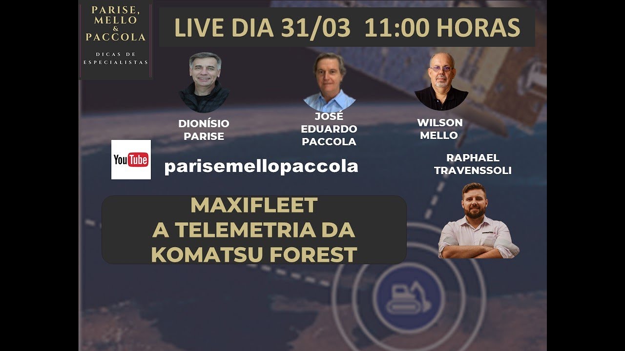 MAXIFLEET A TELEMETRIA DA KOMATSU FOREST