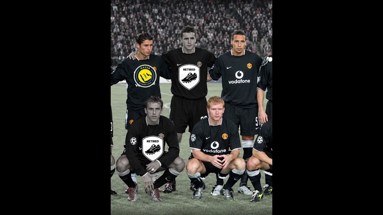 Squad Team Manchester United 2003/04 - Ronaldo Debut UCL #shortsfeed