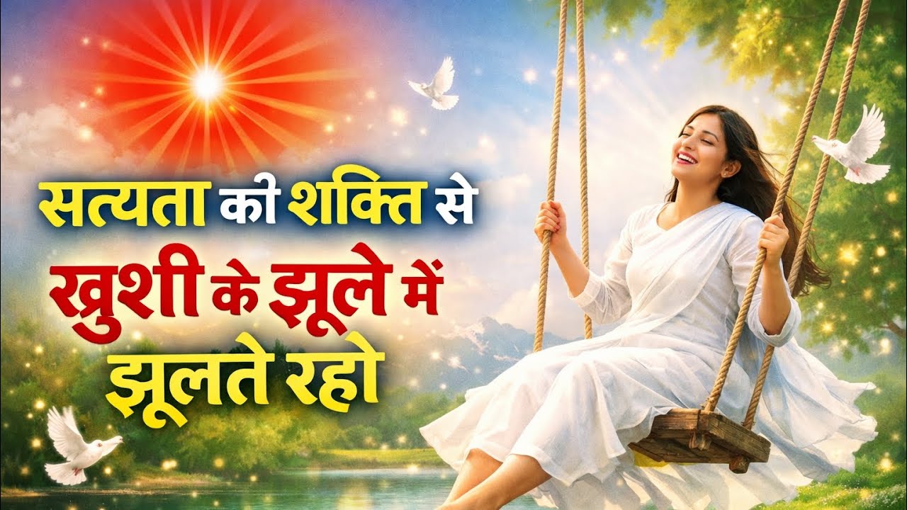 🎊🎊 सत्यता की शक्ति से खुशी के झूले में झूलते रहो #मुरली वरदान #guidedmeditation #bk Seema☀️☀️