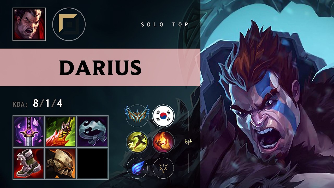 Darius Top vs Ambessa - KR Challenger Patch 26.11