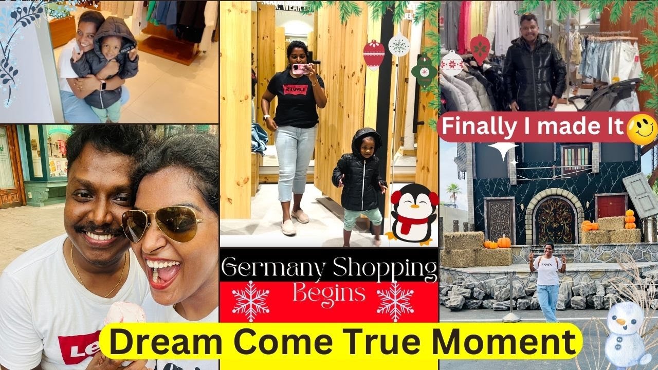 New Country போறதுக்கான Shopping Begins 😬Finally My Dream Come True♥️ | Singapore to Germany போறோம் 😊