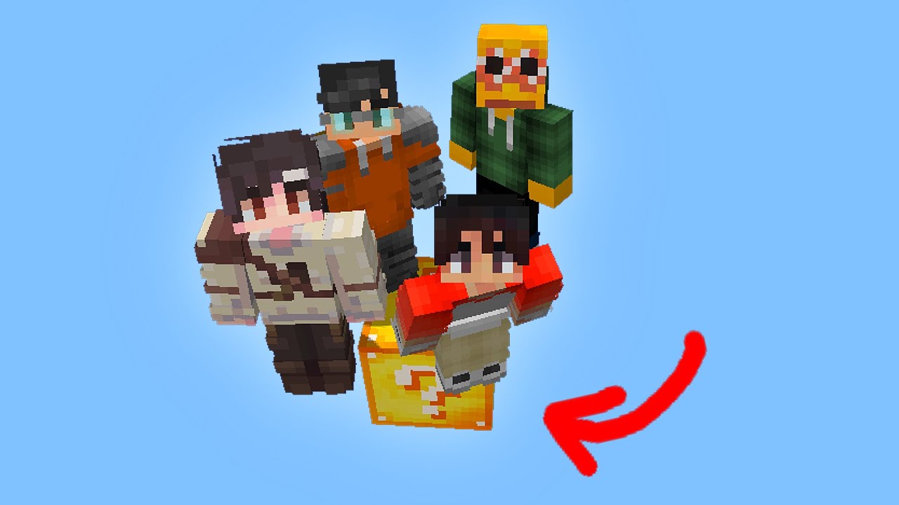 4 Hombres - 1 Lucky Block