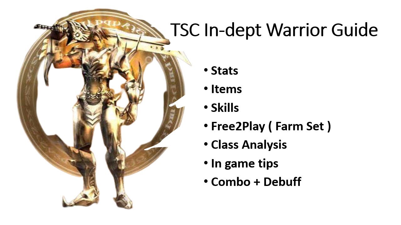 Cabal Mobile | Warrior Guide | Stats + Items + Skills | Combo+Debuff |