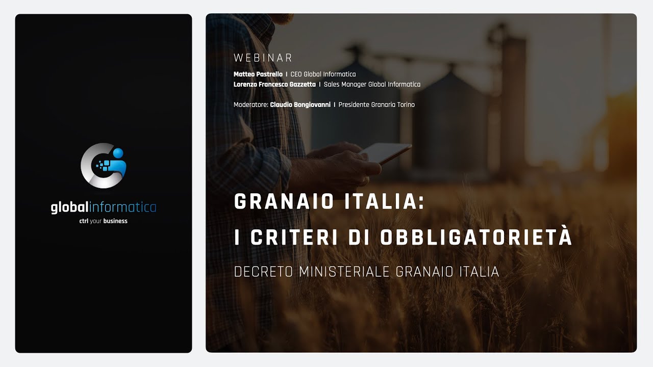 Granaio Italia 2025: i criteri di obbligatorietà | Webinar Completo