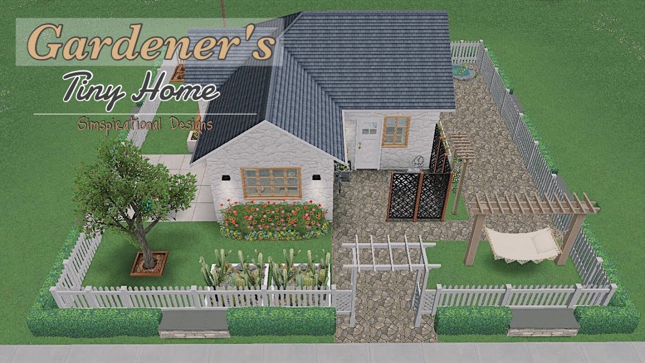 GARDENER'S TINY HOME| The Sims Freeplay | House Tour | Floor Plans | Simspirational Designs